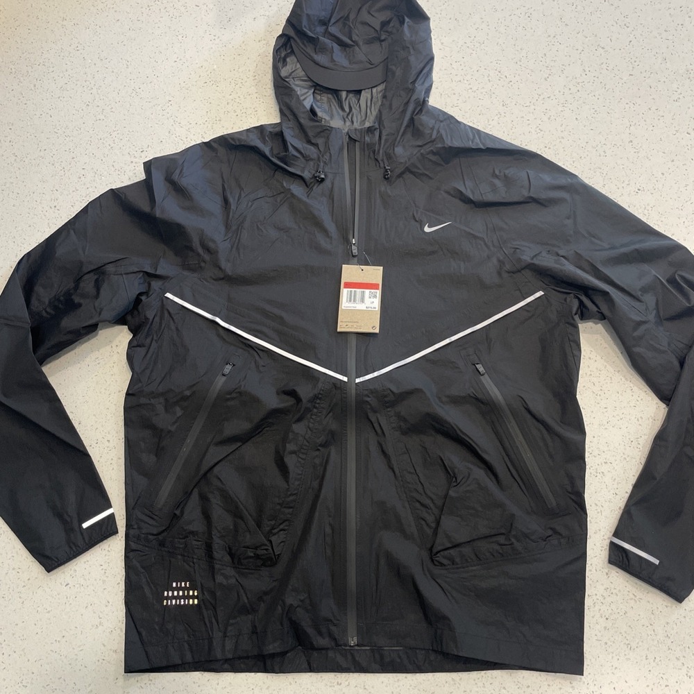 Nike Storm-FIT ADV‎ Running Jacket Black FZ0622-010 Men's Size Large